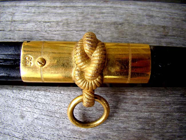 A near 'Mint' condition U.S. Model 1852 Naval Officers' Dress Sword with Scabbard circa 1890 — image 8
